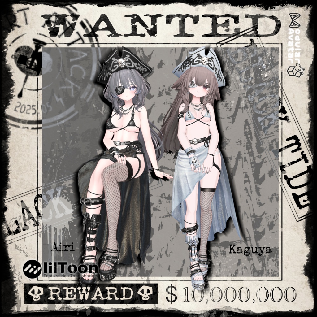 🏴☠️Black Tide🏴☠️パイレーツ水着【8アバター対応】