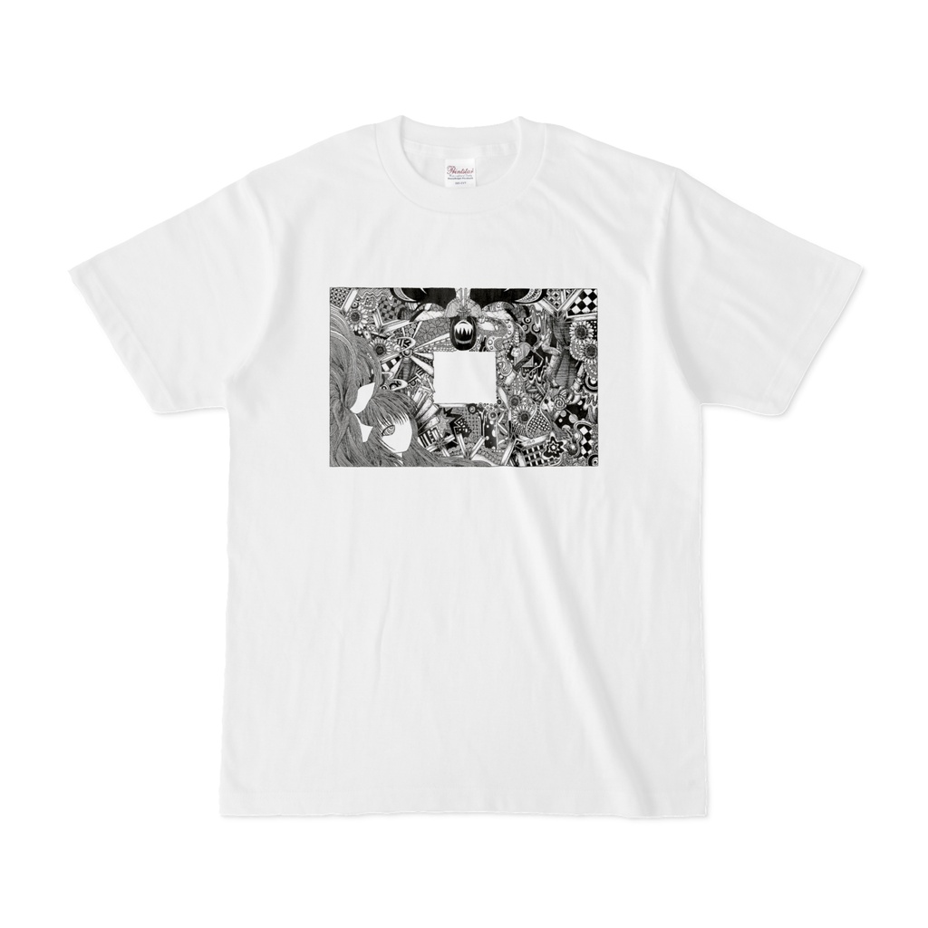 同人手書きアナログイラスト まどマギ Tシャツ ホワイト