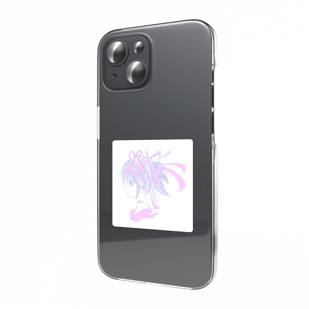 まどマギ 鹿目まどか トライバルアート スマホステッカー