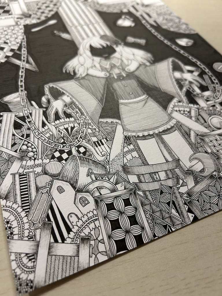 同人手書きアナログイラスト マギアレコード 環うい A4原画