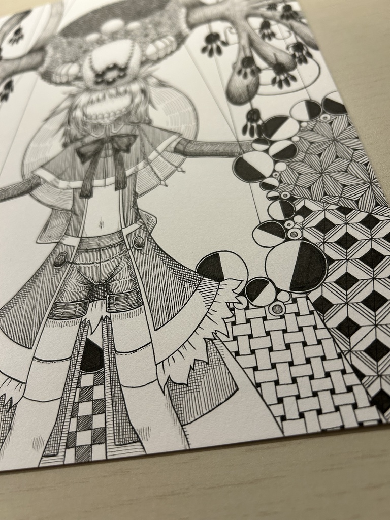 同人手書きアナログイラスト マギアレコード 秋野かえで A4原画