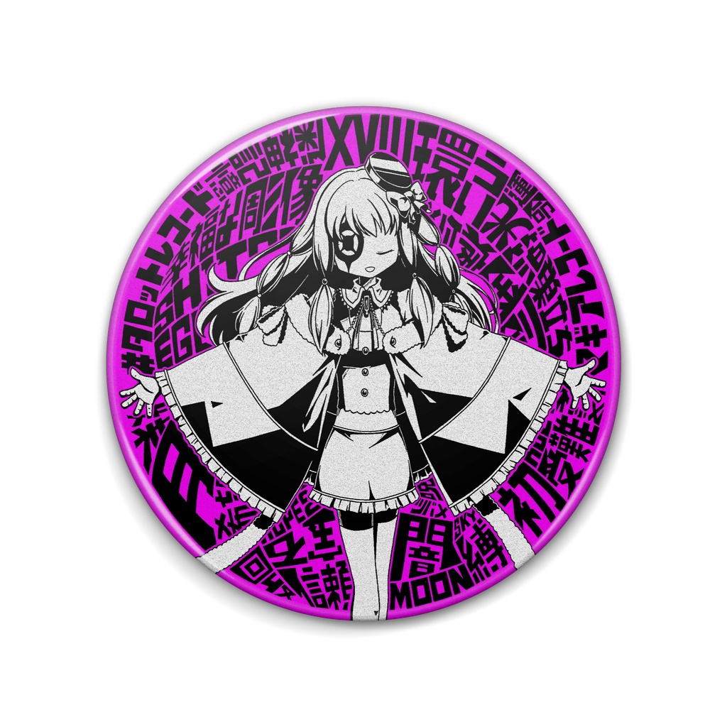 マギアレコード 環うい タイポグラフィ 缶バッジ