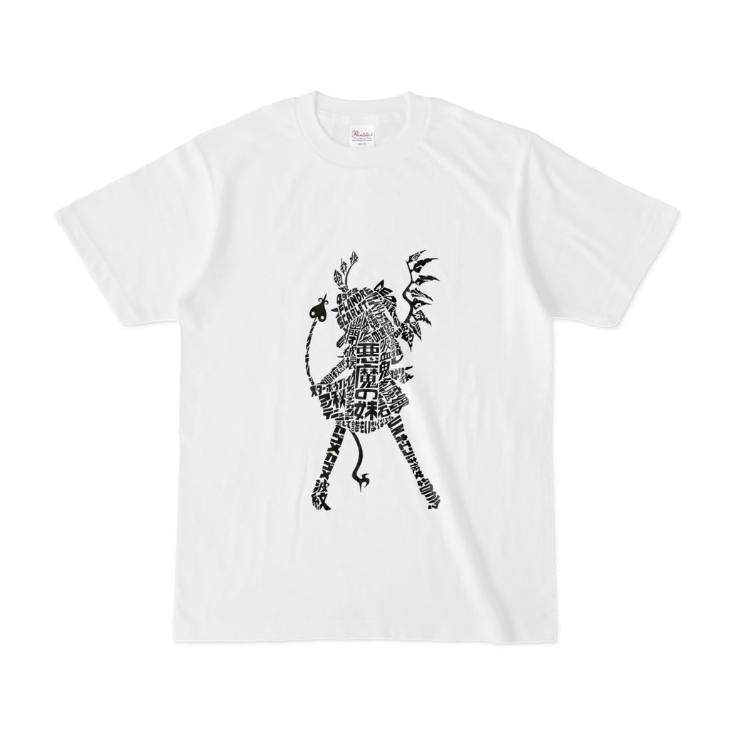 東方Project フランドール・スカーレット タイポグラフィアート Tシャツ