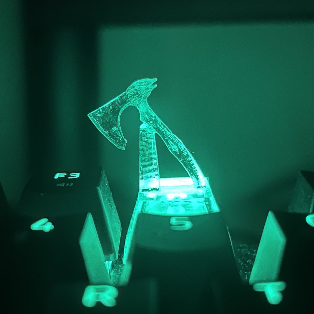 キーキャップ Apex Legends ブラハ 斧 スパレジェ