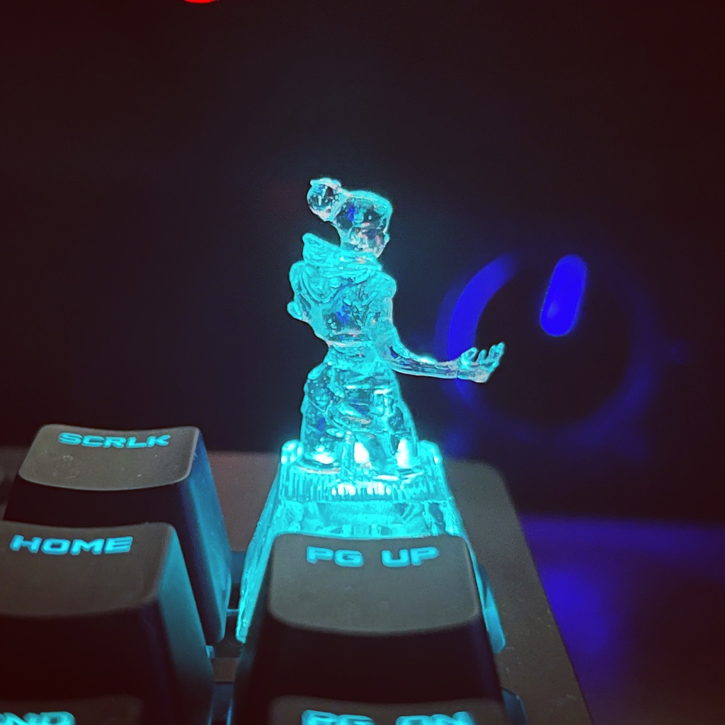 キーキャップ Valorant  ジェット ヴァロラント 透明 クリア おしゃれ かわいい