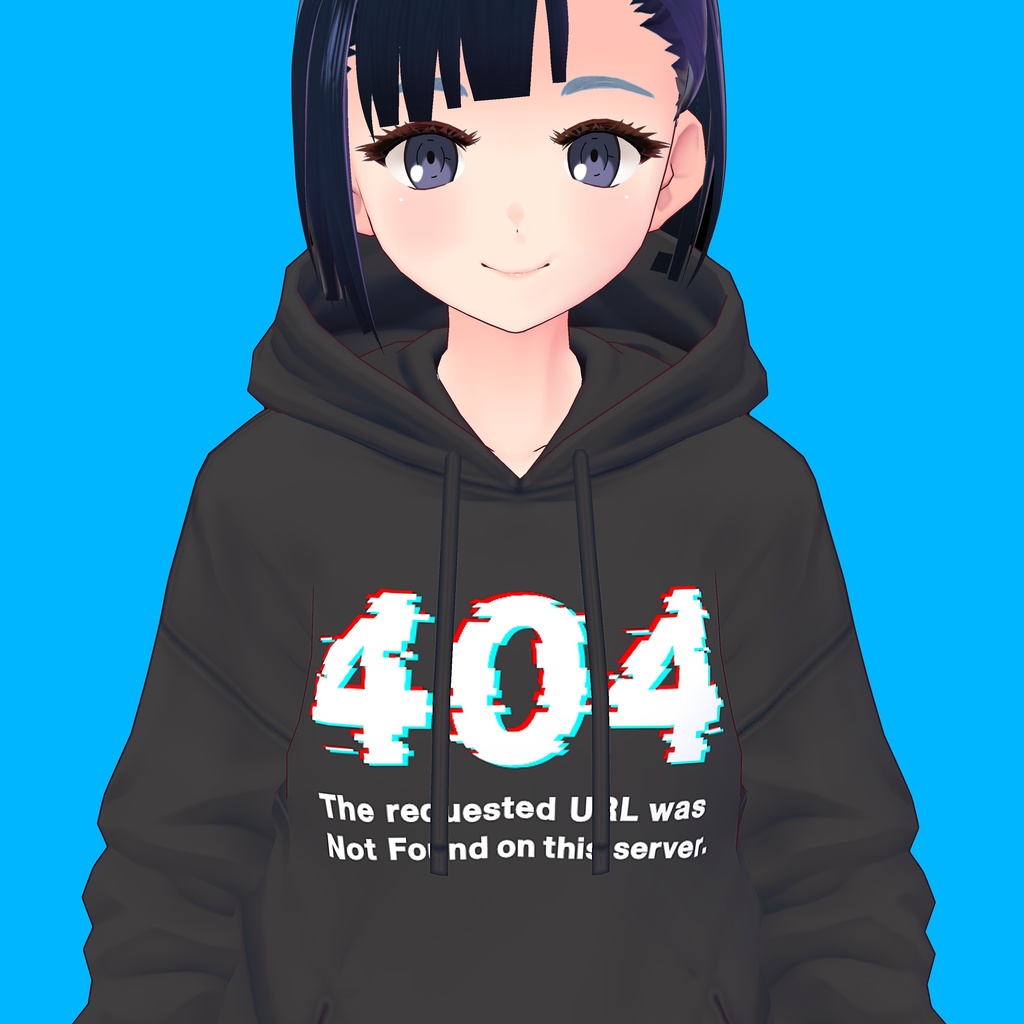 404 Not Found パーカー【VRoid】【テクスチャ】