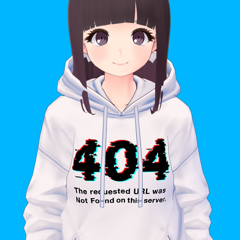 404 Not Found パーカー【VRoid】【テクスチャ】