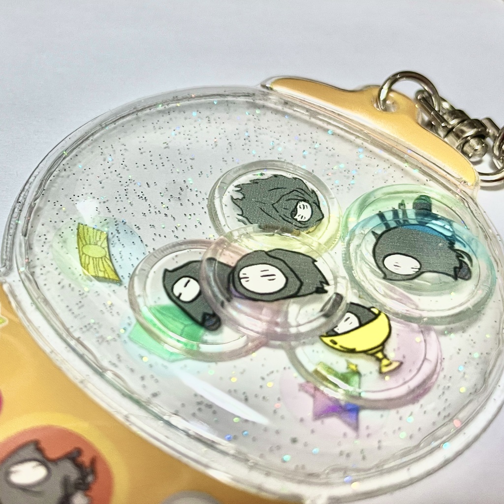 ガチャガチャモチーフキーホルダー