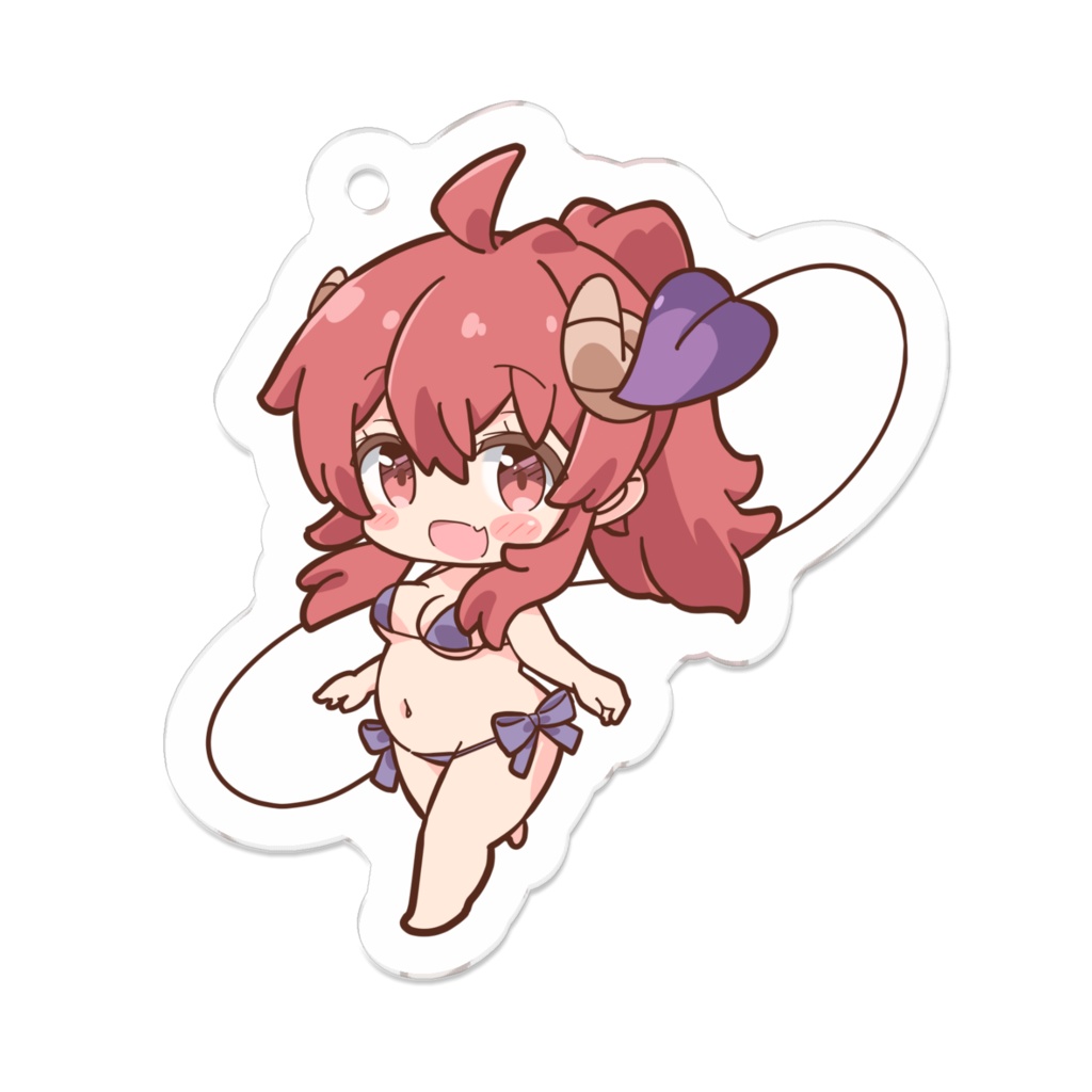 水着子 SD水着シャミ子アクキー - ponsugar - BOOTH