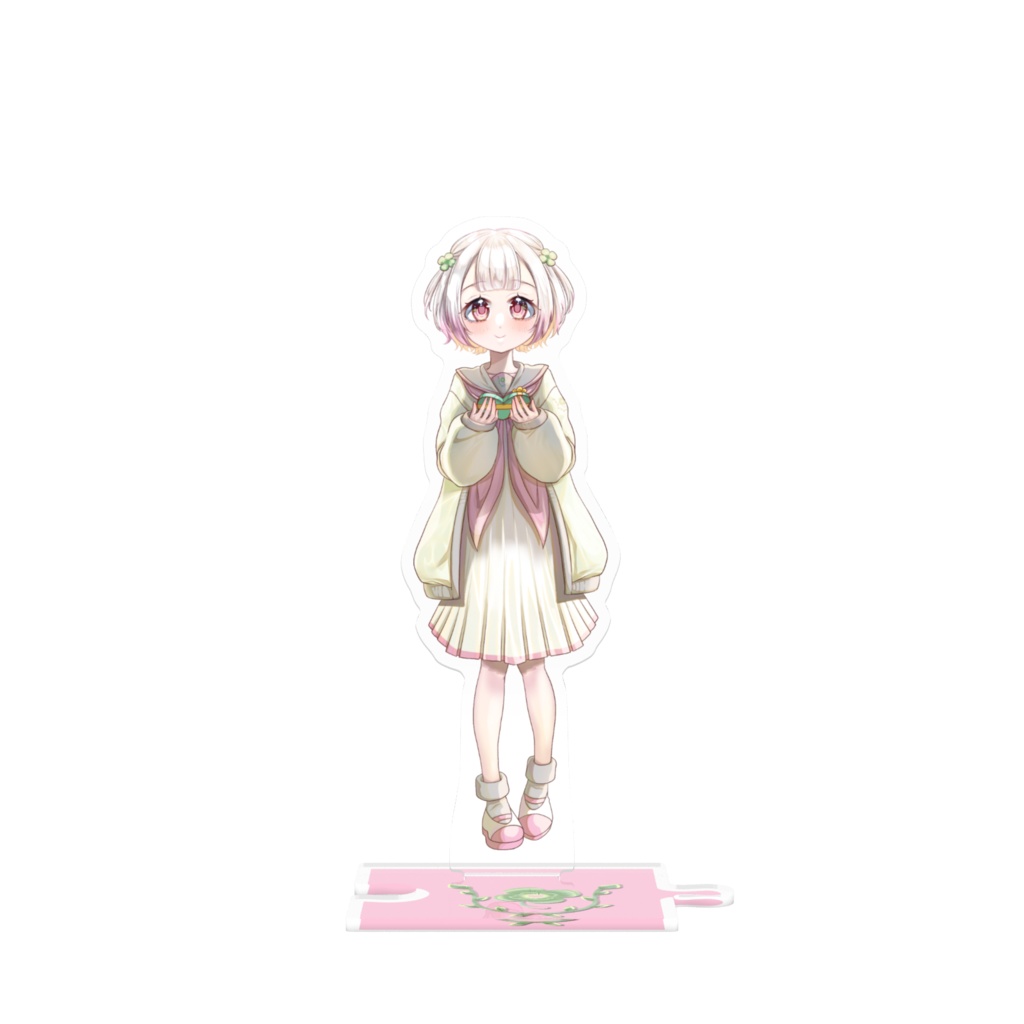 青海ましろ つながるアクスタ バレンタインエディション(with 春田こまち /白詰さよは)