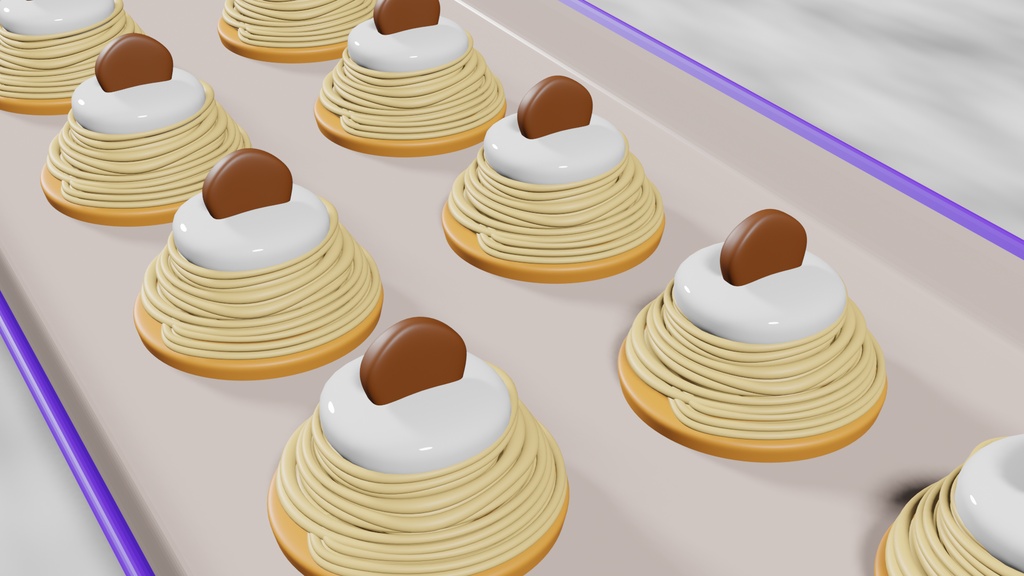 秋のケーキ　王様　モンブランケーキ