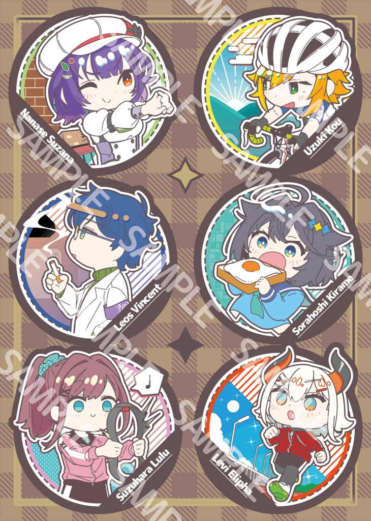 【ランダムライバー】シールセット【にじそ11】