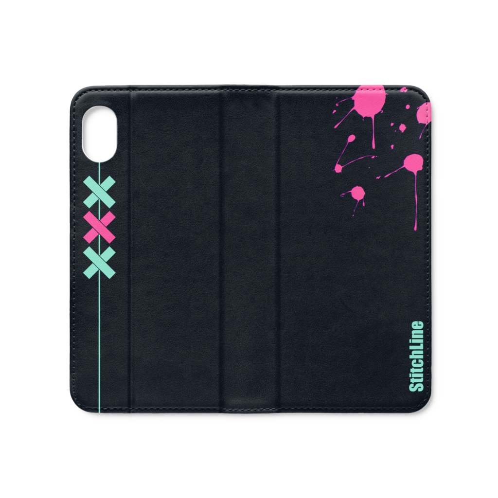 手帳型iPhoneケース「StitchLine」