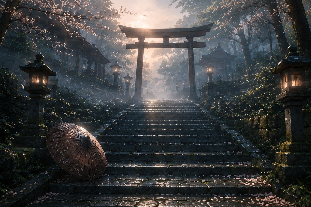 YGN-001|First Light Shrine — はじまりの光の社
