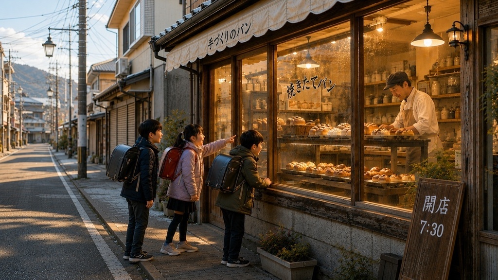 YGN-009|Five Minutes Before Opening — パン屋が開く五分前
