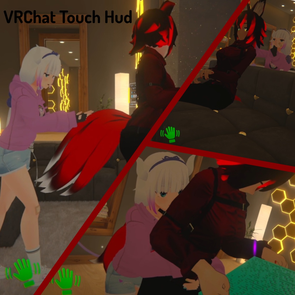 VRC Touch HUD On Avatar