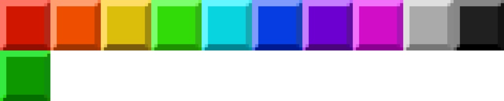 【Free Puzzle Game Blocks】フリーのパズルゲームブロック素材