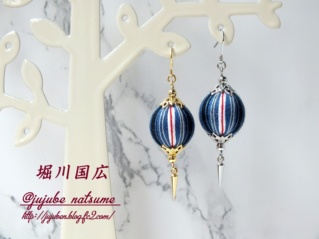 刀剣男子 初期新撰組 耳飾り & 根付け