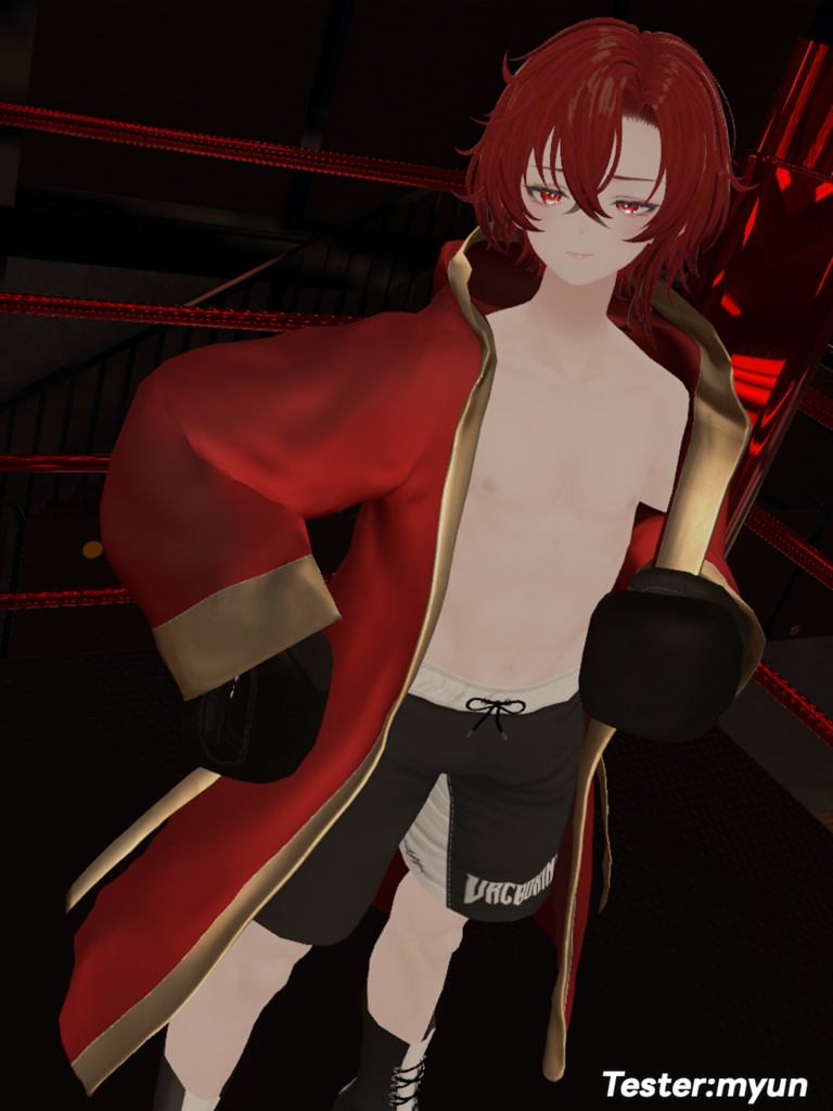 【 VRC BOXING 】 Fighter's Gown 【MA対応7avatar+α】