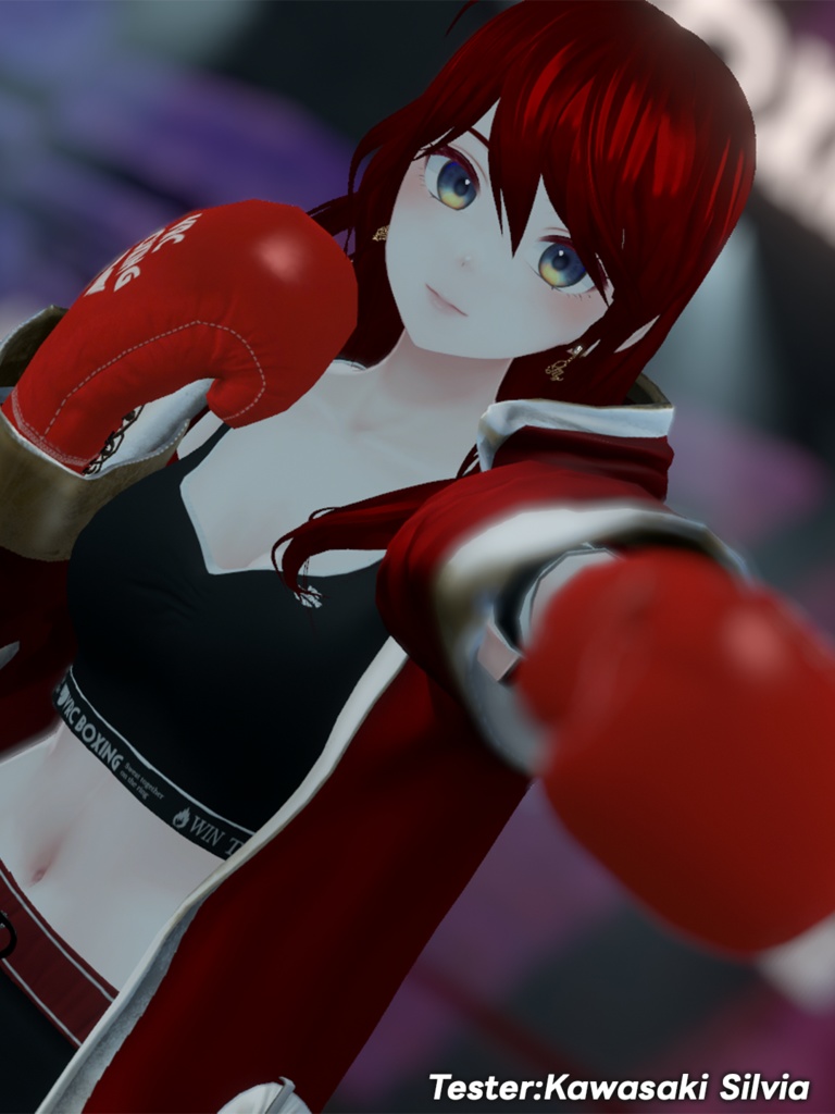 【 VRC BOXING 】 Fighter's Gown 【MA対応7avatar+α】