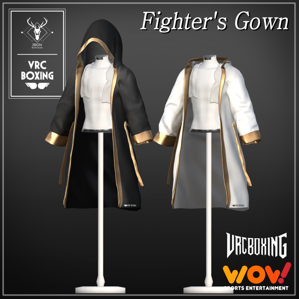 【 VRC BOXING 】 Fighter's Gown 【MA対応7avatar+α】