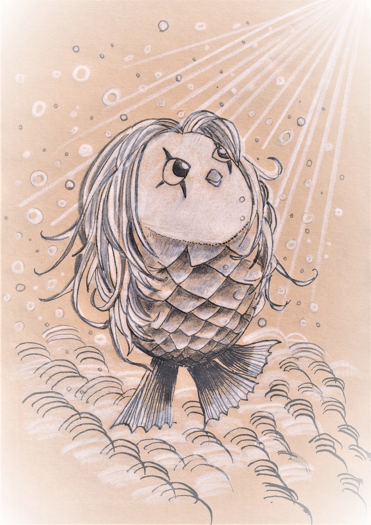 アマビエ様(ホワイト)