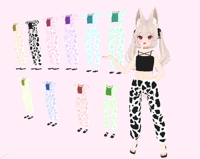 【カリンちゃん専用衣装】MOWMOWカリンちゃん♡MOWMOW KARIN アイテクスチャ付