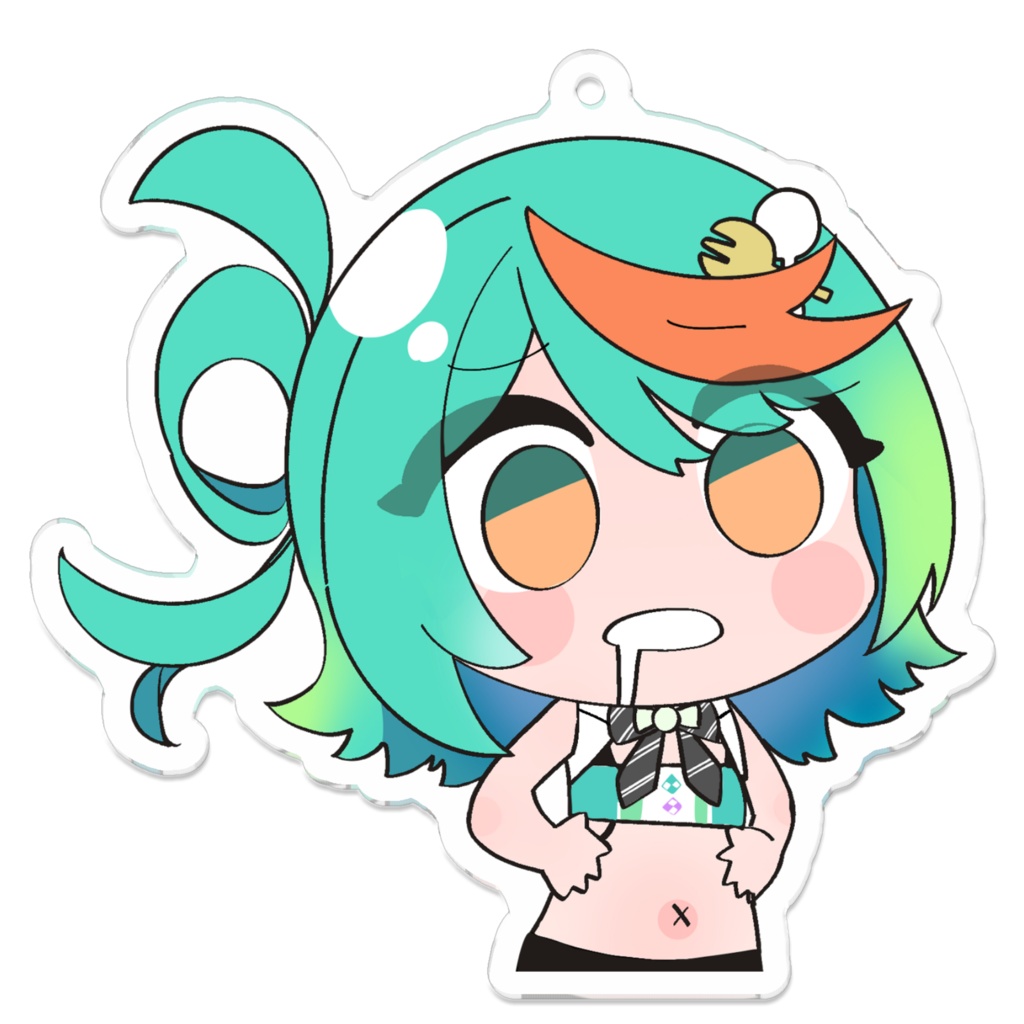はらぺこぽぷらアクリルキーホルダー