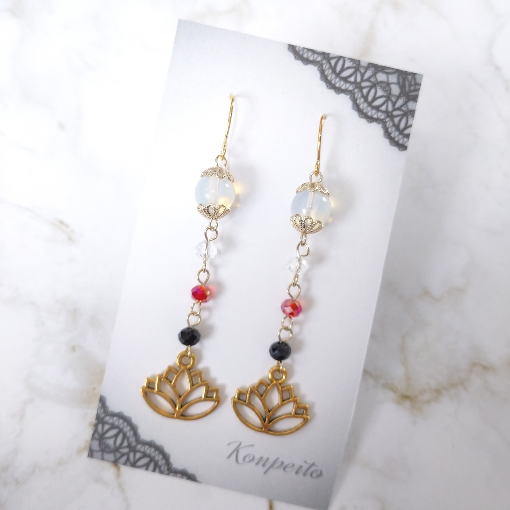 鬼滅の刃ピアノ ANNA SUI × 鬼滅の刃◇◇ ピアス 竈門禰豆子