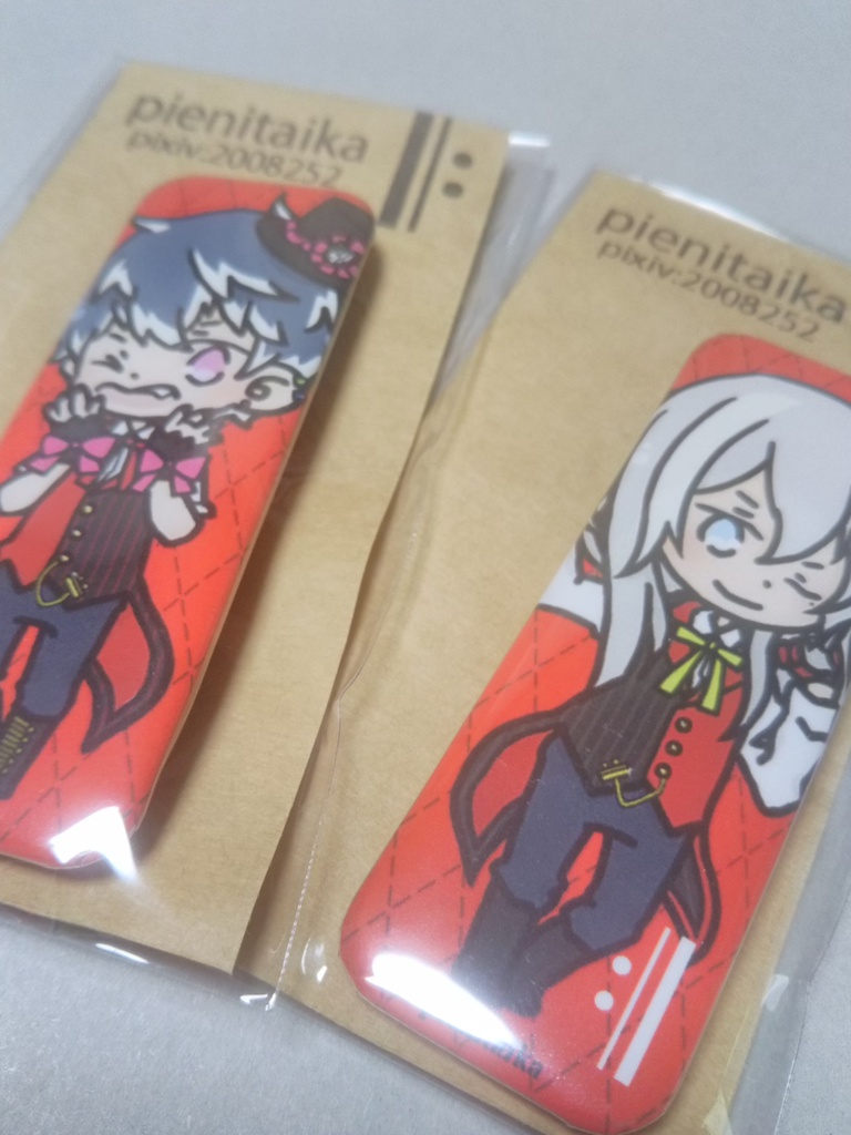 ロング缶バッジ