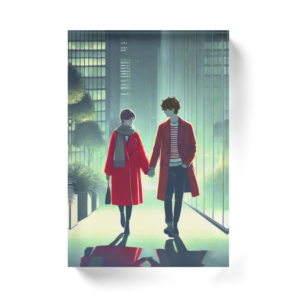 アクリルブロック/一頼・未来 (夜景・冬)