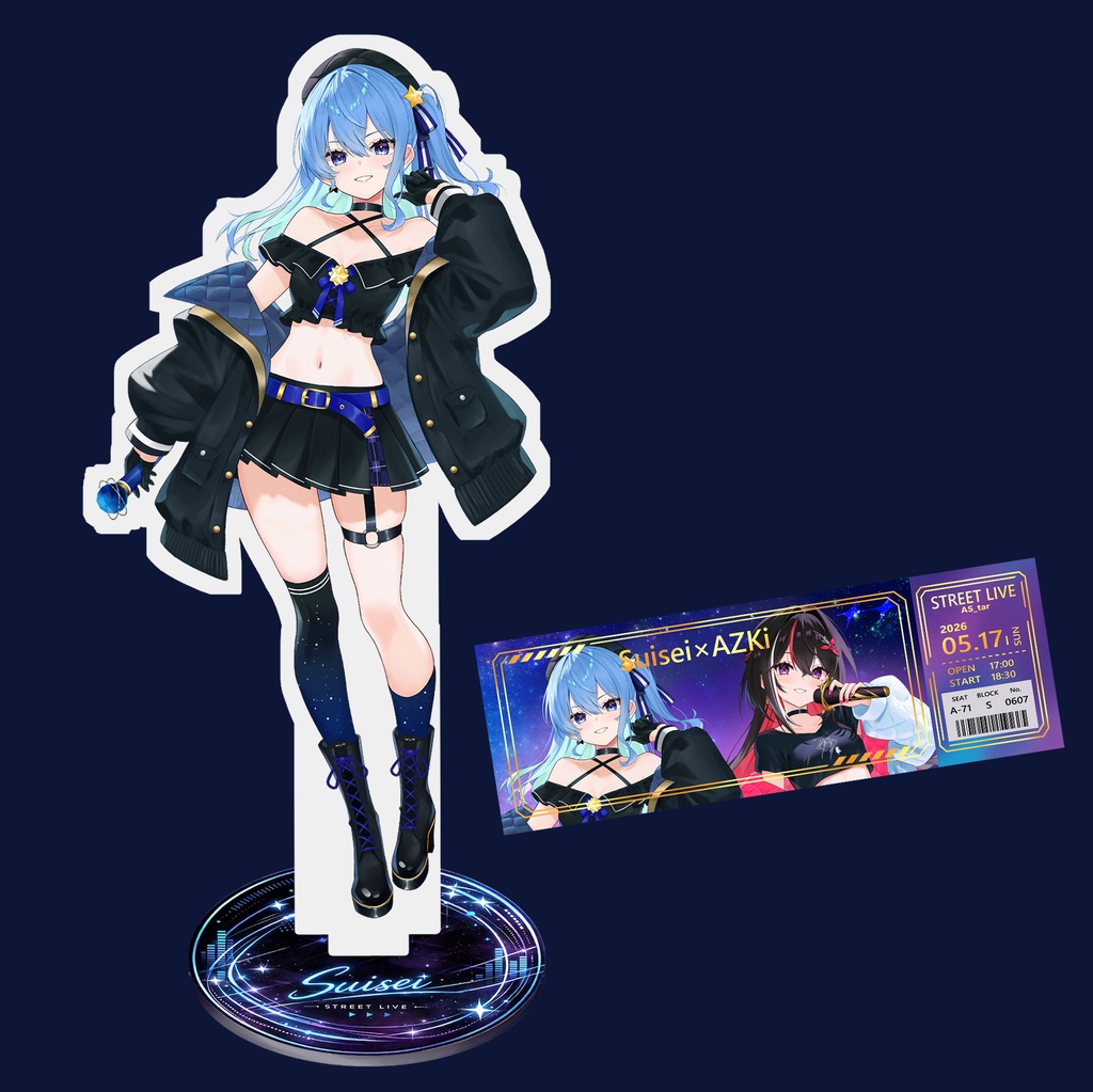 ホロクル11th】アクリルスタンド＋ライブチケット風カード - Telumite