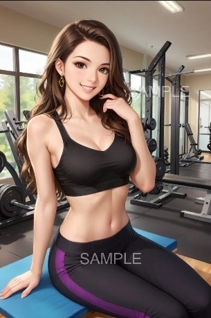 黒髪ロングヘア美女パーソナルトレーナー💪✨ 