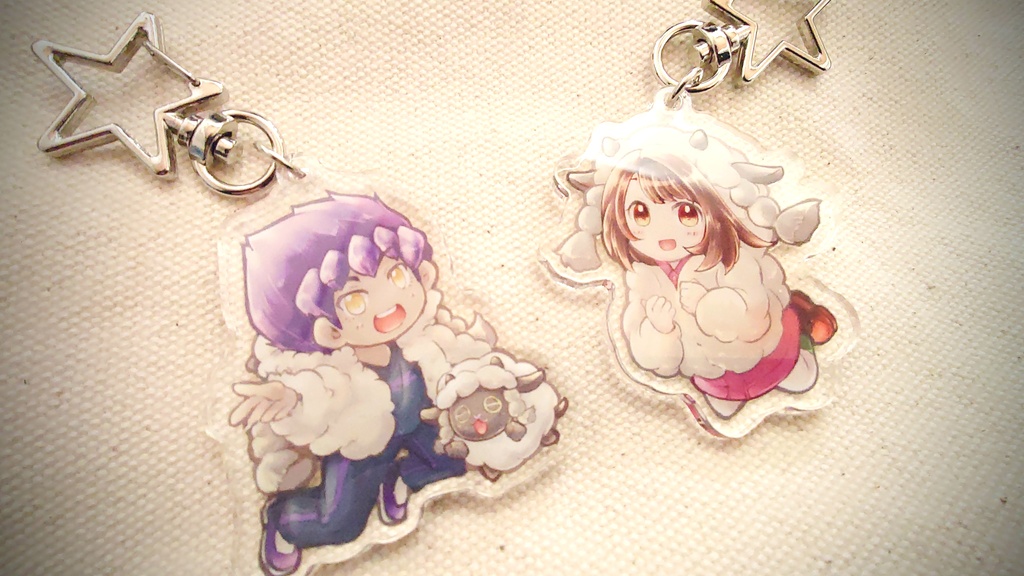 hpyuお揃いパーカーアクキー