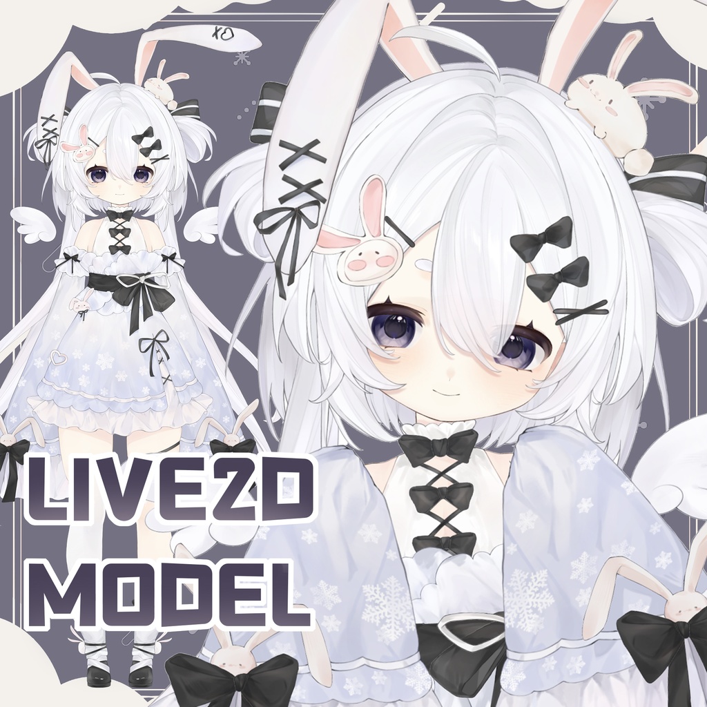 【live2dモデル】うさあめ / Sugar Bunny