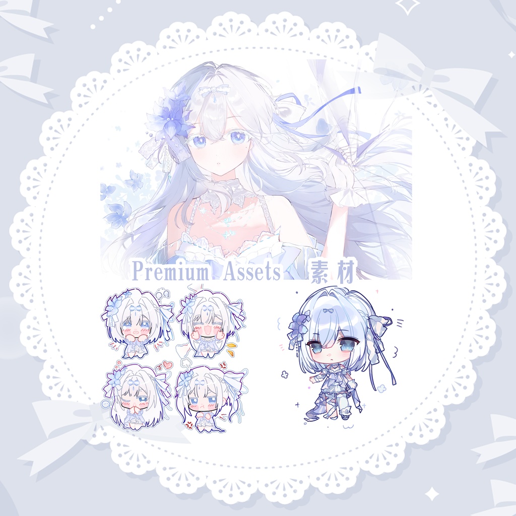 【Live2dモデル】アイリス / Iris Blanc