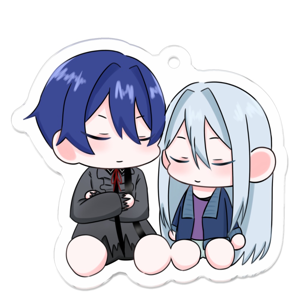 カイかなアクリルキーホルダー(すやすや)