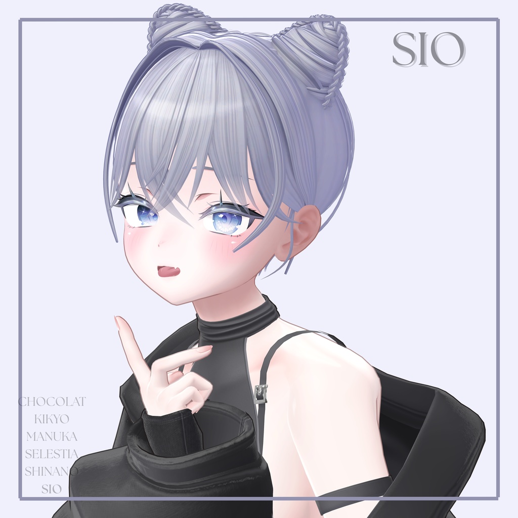【Open Sale】 🐱TwinNekoBun🐱 【6 avatars】【VRC Hair】