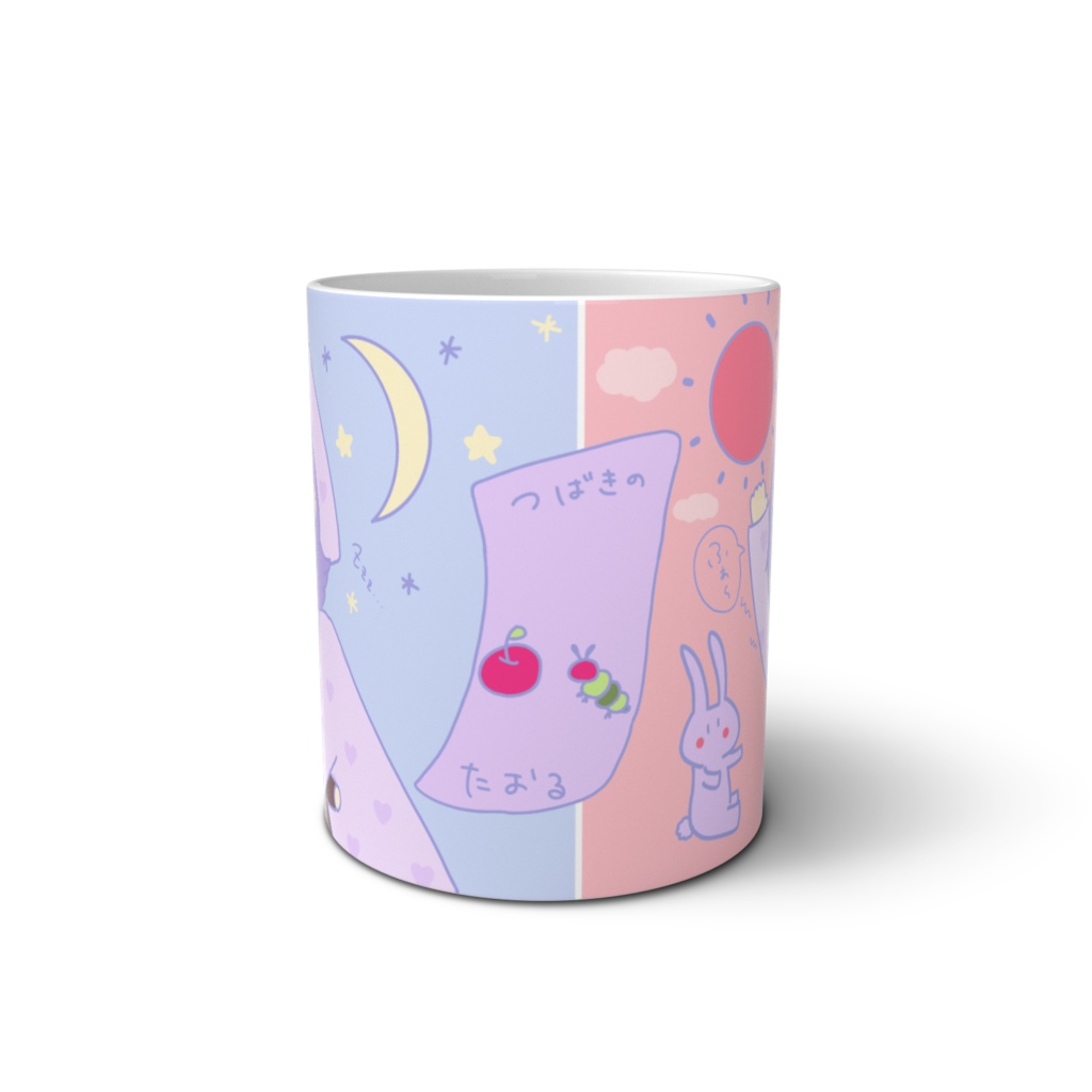 つーちゃ手書きイラストマグ