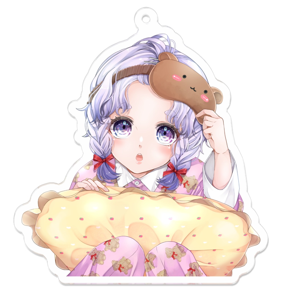 つきおやすみアクキー(コーティング有)