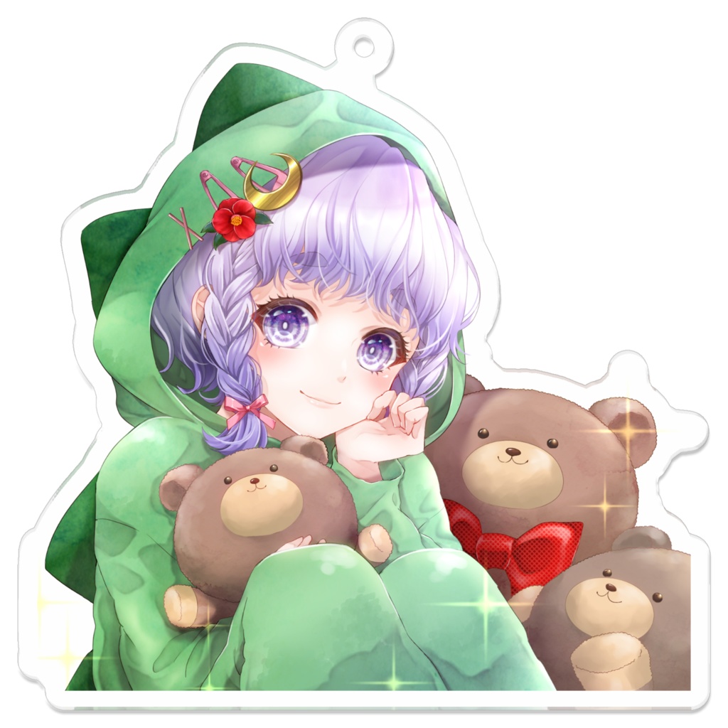 初期つきアイコンアクキー(コーティング有)