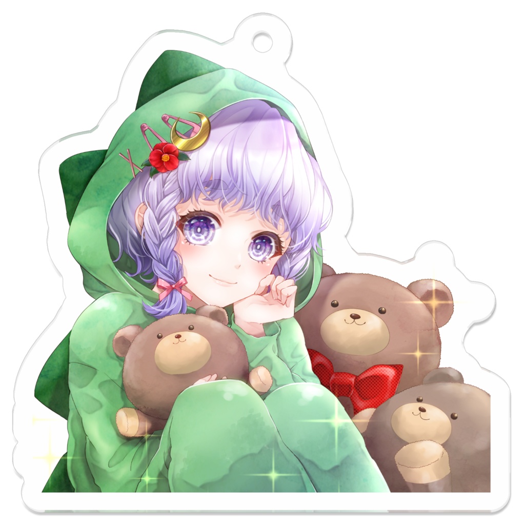 初期つきアイコンアクキー(コーティング無)