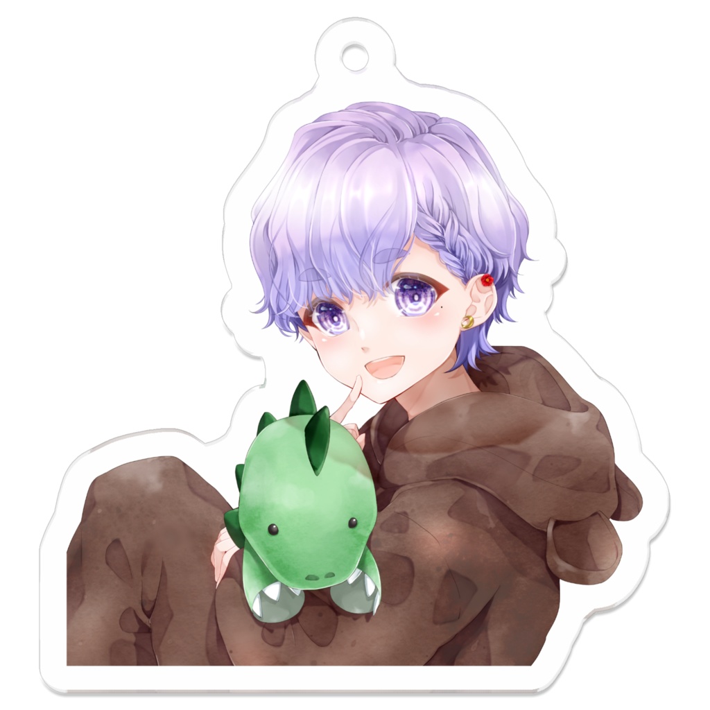 つばきくんアイコンアクキー(コーティング無)