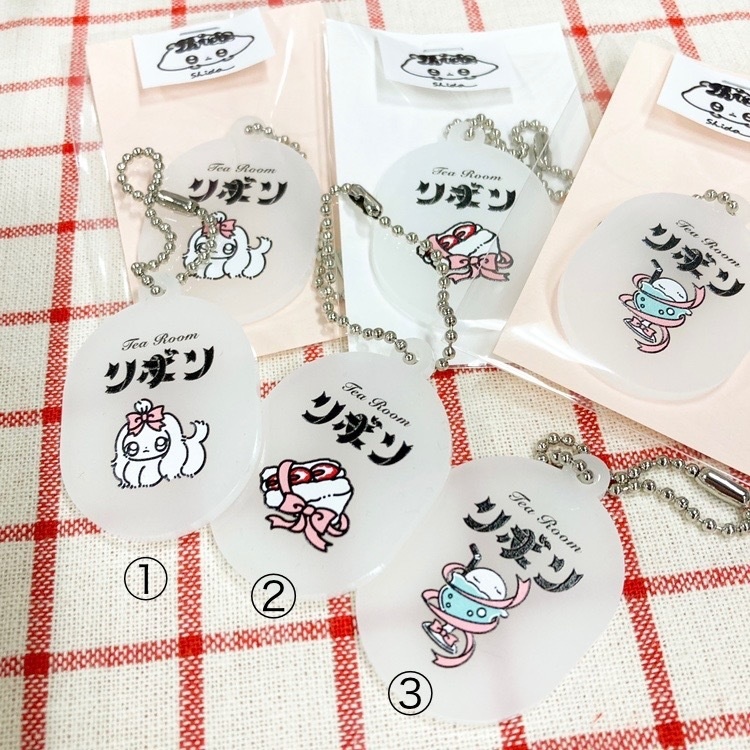 tearoomリボン アクリルキーホルダー