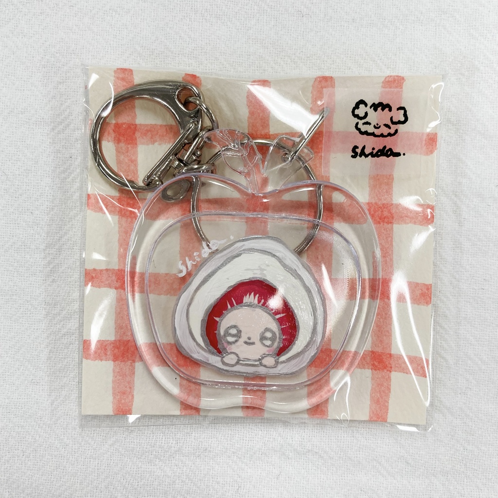 クリアアクリルキーホルダー