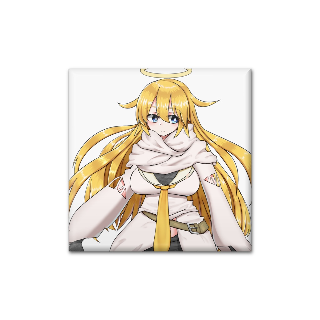 リアトリスちゃん四角形缶バッジ