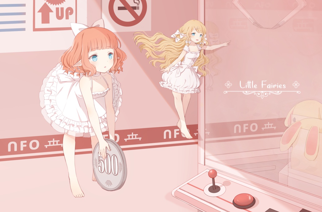 「Little Fairies」ポストカード四枚セット