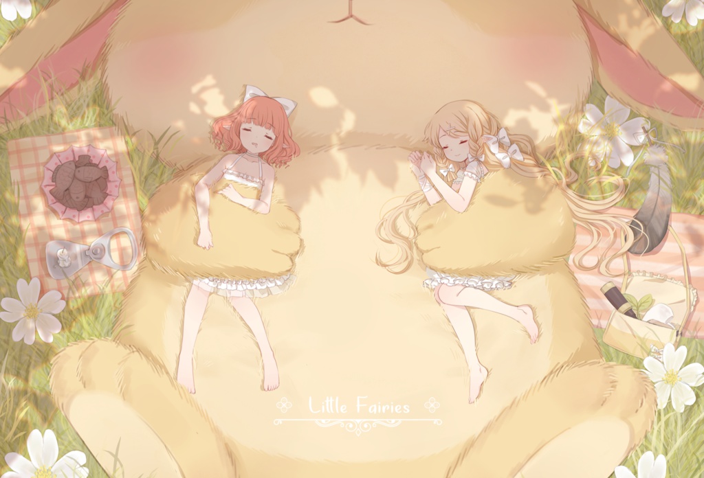 「Little Fairies」ポストカード四枚セット