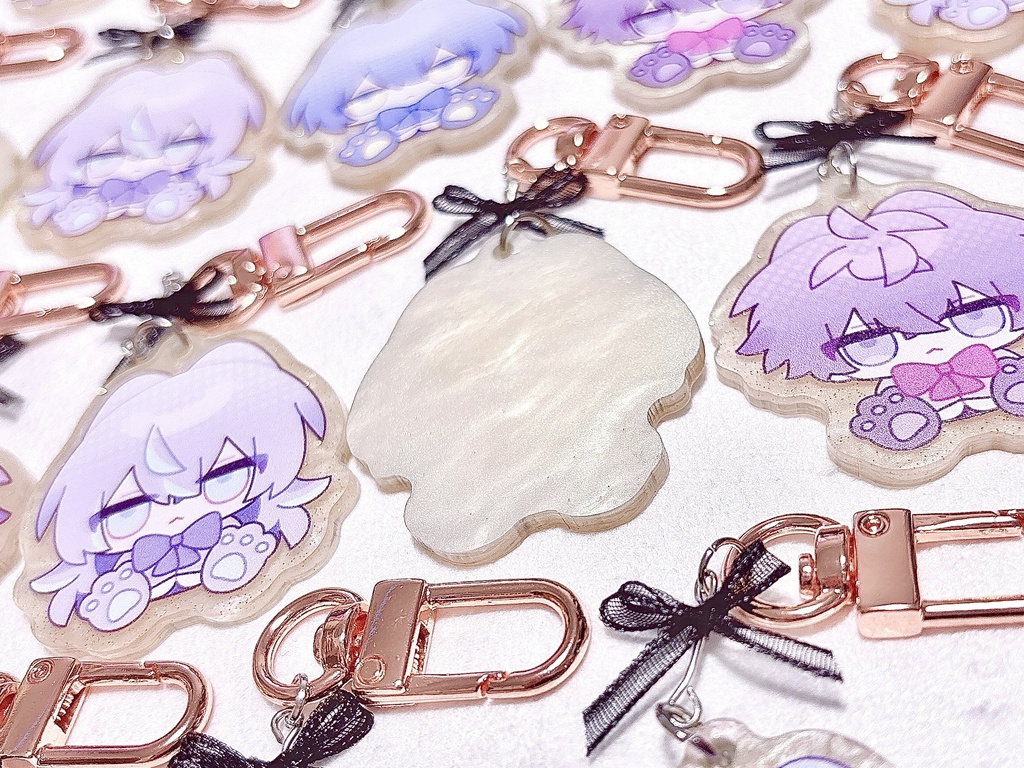 【非公式】りぼん付きキーホルダー