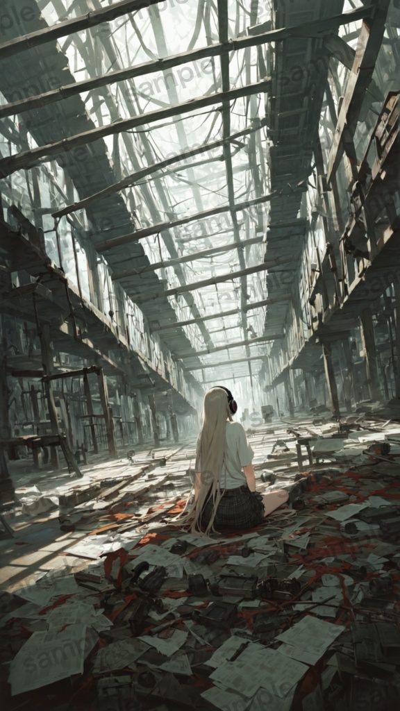 ●半袖Tシャツ (廃墟Ver.)